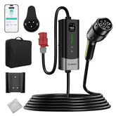 Coolladen Smart 11kW EV-laddare APP & WIFI | 3-fas 16A CEE-laddkabel | Typ B RCD-säkerhet