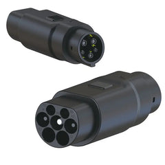 Typ 2 till J1772 EV laddare Adapter 16A / 32A elektrisk laddningsanslutning för fordon