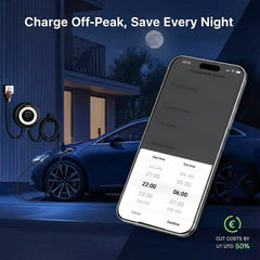 Coolladen Wallbox 11kW med appstyrning och RFID, Typ 2 till CEE 16A 3-fas laddare för elbil, avancerat AC+DC läckskydd (RCD Typ B)